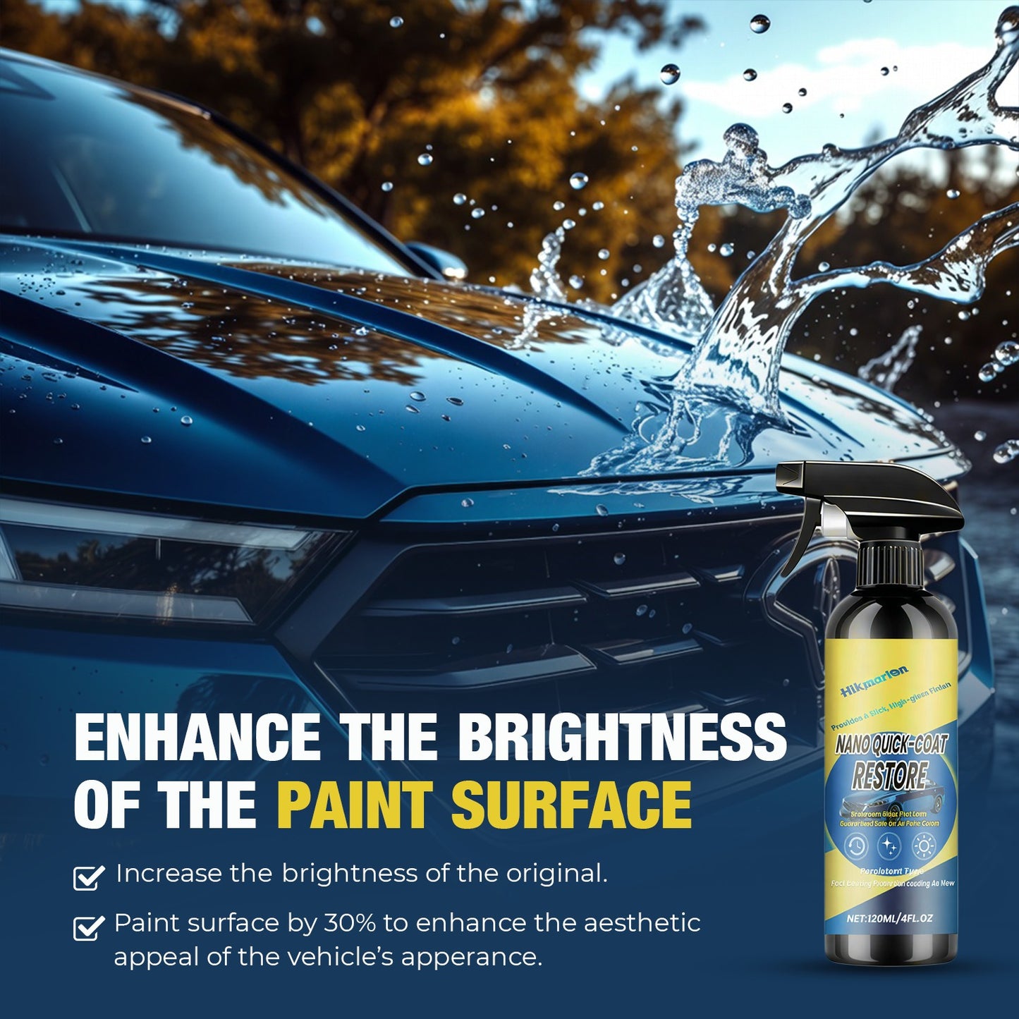 Car Nano Quick-Coat Restore-Coating Spray